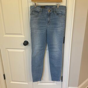 J Crew Lookout High Rise Crop 32T tall light 32 10 12